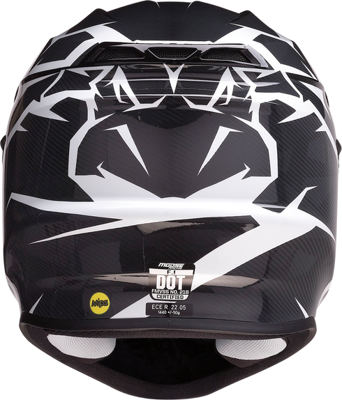 MOOSE OFFROAD F.I. Helmet - Agroid Camo - MIPS® - Gray/Black - Medium 0110-7775
