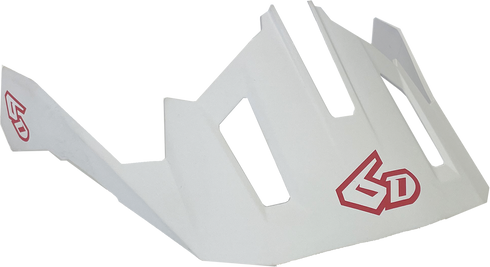 6D HELMETS ATB-2T Visor - Ascent - White - XS/S 77-0124