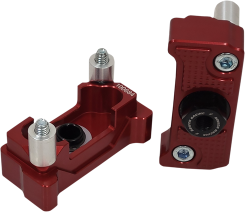DRIVEN RACING Captive Axle Block Sliders - Red DRCAX-204RD