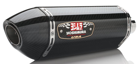YOSHIMURA Exhaust Race R 77 Slip On Ss Cf Cf Dual - 960-1367