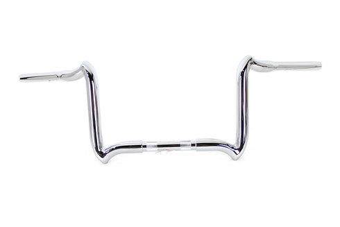 MCM 10 inch Road Glide Handlebar without Indents Chrome - 25-0134