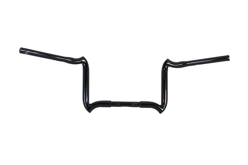 MCM 10 inch Road Glide Handlebar without Indents Black - 25-0135