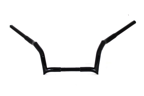 MCM 10 inch Z-Bar Handlebar without Indents Black - 25-0150
