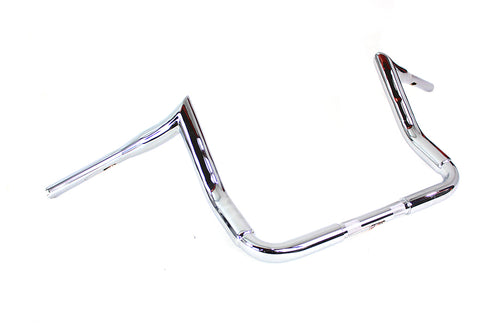 MCM 12 inch Bagger Ape Style Handlebar Chrome - 25-0171
