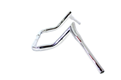 MCM 12 inch Bagger Ape Style Handlebar Chrome - 25-0174