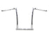 MCM 14 inch ChiZeled Z-Bar Handlebar Chrome - 25-0180