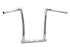 MCM 14 inch ChiZeled Z-Bar Handlebar Chrome - 25-0180
