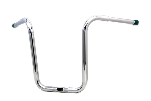 MCM 14 inch Fat Ape Handlebar with Indents Chrome - 25-0186