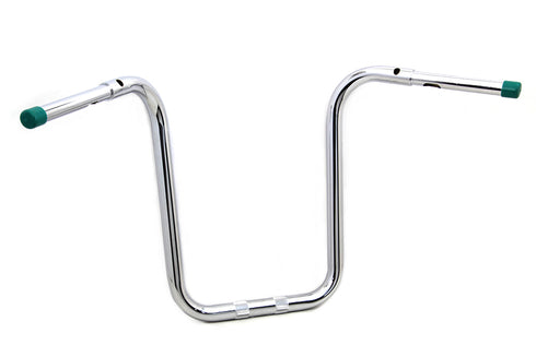 MCM 14 inch Fat Ape Handlebar with Indents Chrome - 25-0186