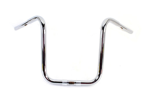 MCM 16 inch Fat Ape Handlebar with Indents Chrome - 25-0188