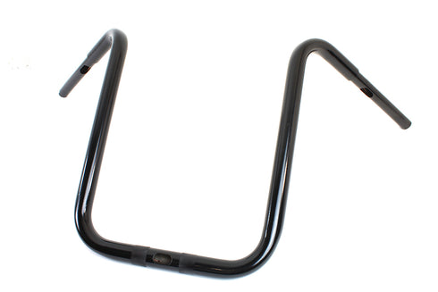 MCM 16 inch Fat Ape Handlebar with Indents Black - 25-0194