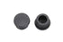 MCM ChiZeled Handlebar Plugs Black Plastic - 25-0204