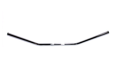 MCM Chrome Drag Handlebar without Indents - 25-0423