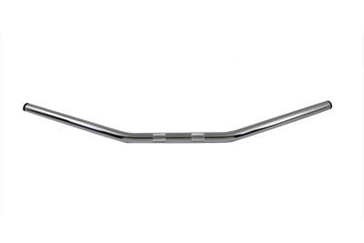 MCM Chrome Drag Handlebar with Indents - 25-0424
