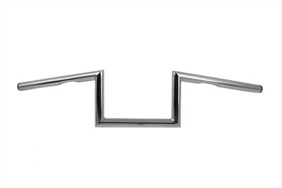 MCM 5-1/2 inch Z Handlebar with Indents Chrome - 25-0426