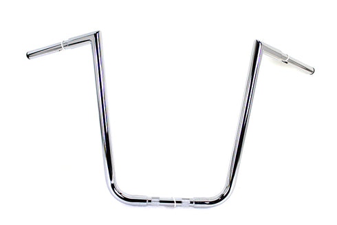 MCM 18 inch Ape Hanger Z Handlebar Chrome - 25-0469