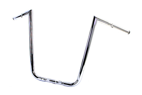 MCM 18 inch Ape Hanger Z Handlebar Chrome - 25-0469