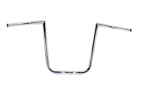 MCM 16 inch Ape Hanger Z Handlebar Chrome - 25-0471