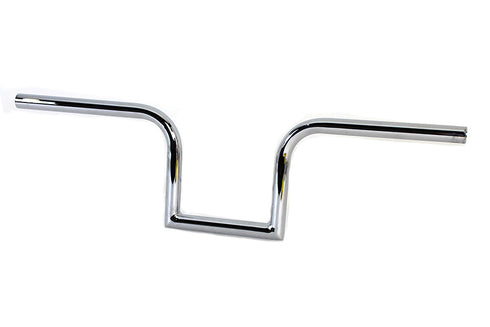 MCM 8 inch Ape Hanger Z Handlebar Chrome - 25-0481