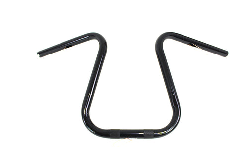 V-Twin Black 1 inch Loopy Handlebar with Indents - 25-0492