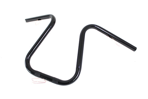 V-Twin Black 1 inch Loopy Handlebar with Indents - 25-0492