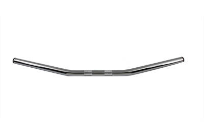 MCM Chrome Drag Handlebar without Indents - 25-0539