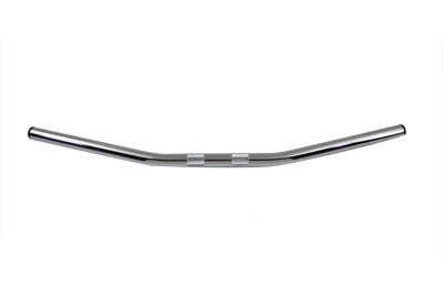 MCM Chrome Drag Handlebar with Indents - 25-0544