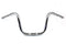 MCM 10 inch Mini Ape Hanger Handlebar with Indents Chrome - 25-0554