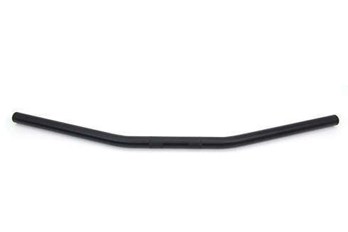 MCM Black 1 inch Drag Handlebar without Indents - 25-0561