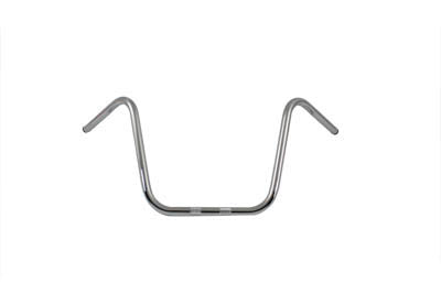 MCM 14 inch Ape Hanger Handlebar with Indents Chrome - 25-0576