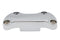 MCM Chrome Smooth Handlebar Clamp Cover with Skirt - 25-0592