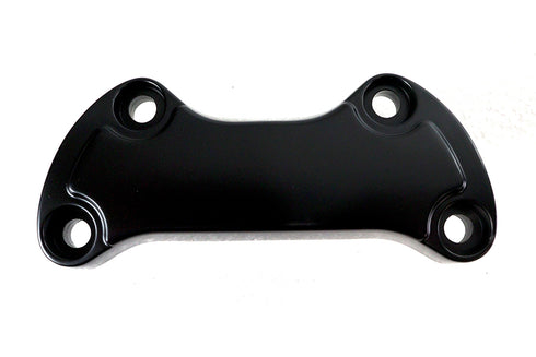 MCM Black Smooth Handlebar Clamp Cover with Skirt - 25-0593