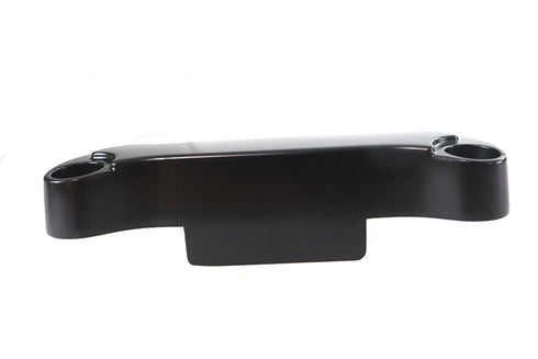 MCM Black Smooth Handlebar Clamp Cover with Skirt - 25-0593