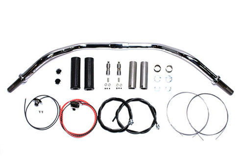V-Twin 5 inch Chrome Handlebar Assembly - 25-0600