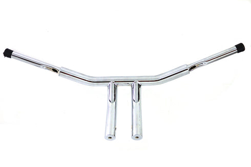MCM 8 inch Fatster 'T' Handlebar with Indents - 25-0641
