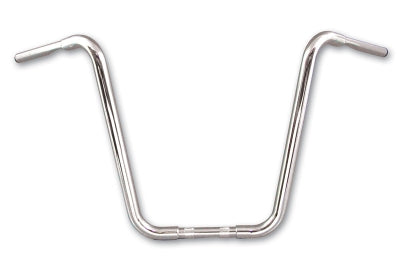 MCM 18 inch Buffalo Ape Hanger Handlebar with Indents Chrome - 25-0656