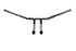 MCM 8-1/2 inch Buffalo 'T' Handlebar with Indents - 25-0679