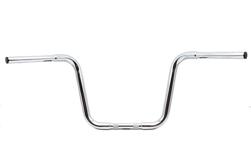 MCM 12-1/2 inch Buffalo Ape Hanger Handlebar with Indents Chrome - 25-0682