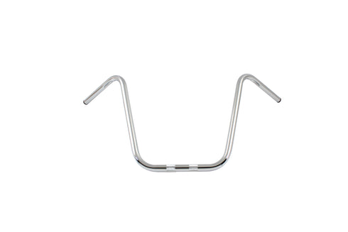 MCM 16 inch Ape Hanger Handlebar with Indents Chrome - 25-0686