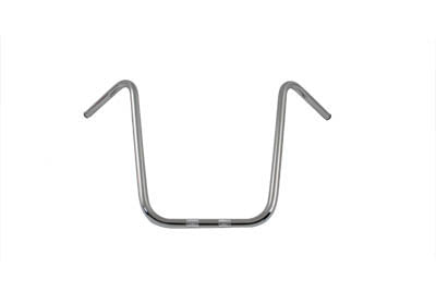 MCM 18 inch Ape Hanger Handlebar with Indents Chrome - 25-0687