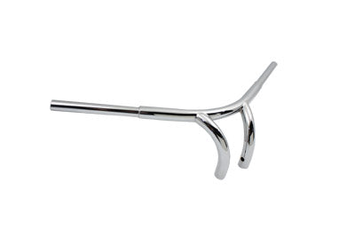 MCM 7 inch Curve Riser Bar Handlebar with Indents - 25-0718