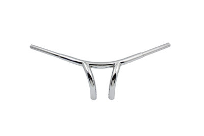 MCM 7 inch Curve Riser Bar Handlebar with Indents - 25-0718