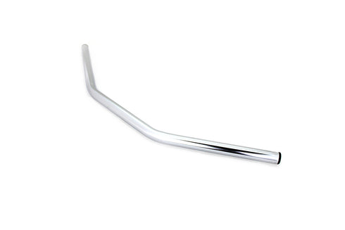 MCM Flat Drag Handlebar without Indents Chrome - 25-0722