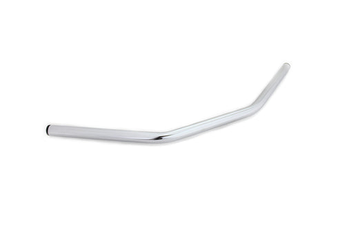 MCM Flat Drag Handlebar without Indents Chrome - 25-0722