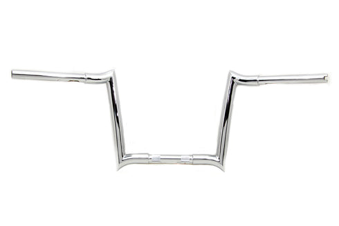 MCM 12 inch Ape Handlebar without Indents Chrome - 25-0729