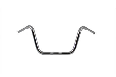MCM 12 inch Rhino Ape Hanger Handlebar with Indents Chrome - 25-0730