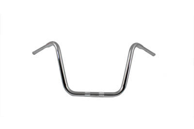 MCM 14-1/2 inch Rhino Ape Hanger Handlebar with Indents Chrome - 25-0731