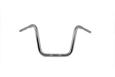 MCM 15-1/2 inch Rhino Ape Hanger Handlebar with Indents Chrome - 25-0732