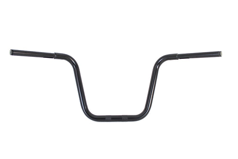 MCM 12-1/2 inch Rhino Ape Hanger Handlebar with Indents Black - 25-0739