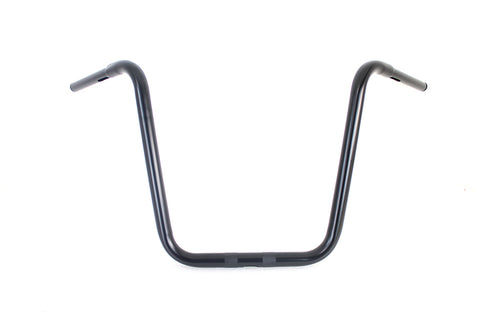 MCM 18 inch Rhino Ape Hanger Handlebar with Indents Black - 25-0740